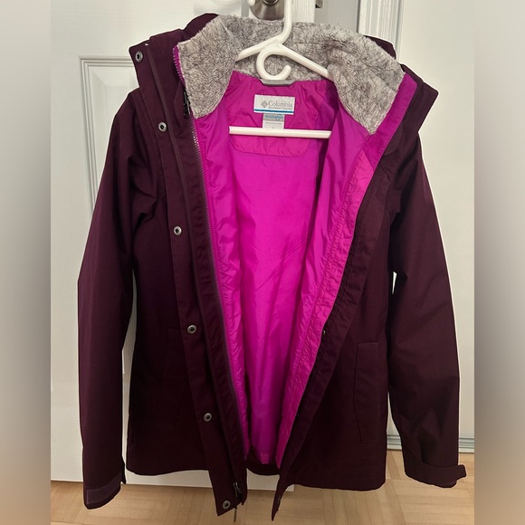 Columbia 3 way Interchange Jacket- water resistant - Picture 3 of 4